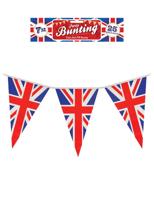 Bunting Union Jack 25 Flags