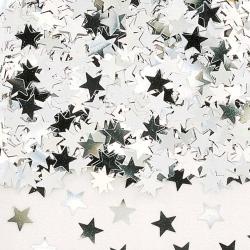 Star Confetti Silver 10mm